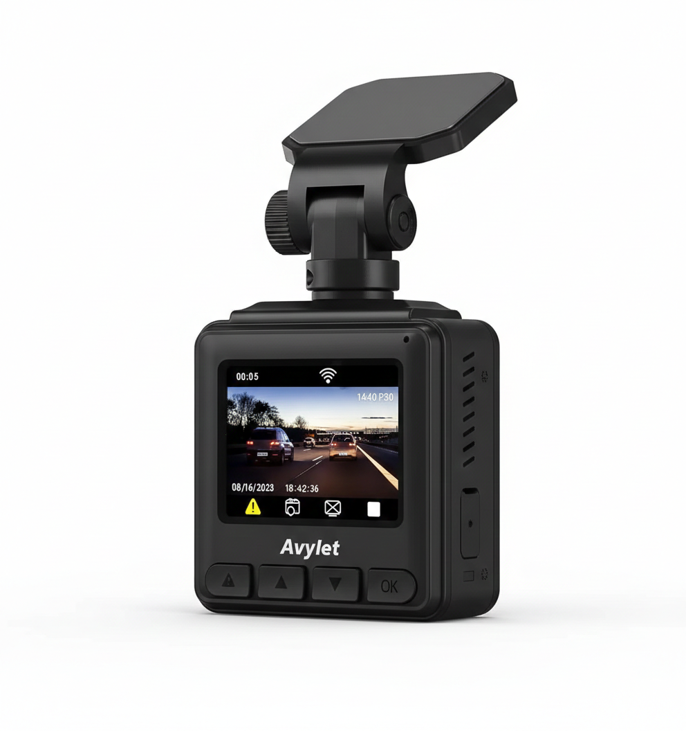 Відеореєстратор Avylet A1 WiFi 2K нічне бачення Чорний (0180)