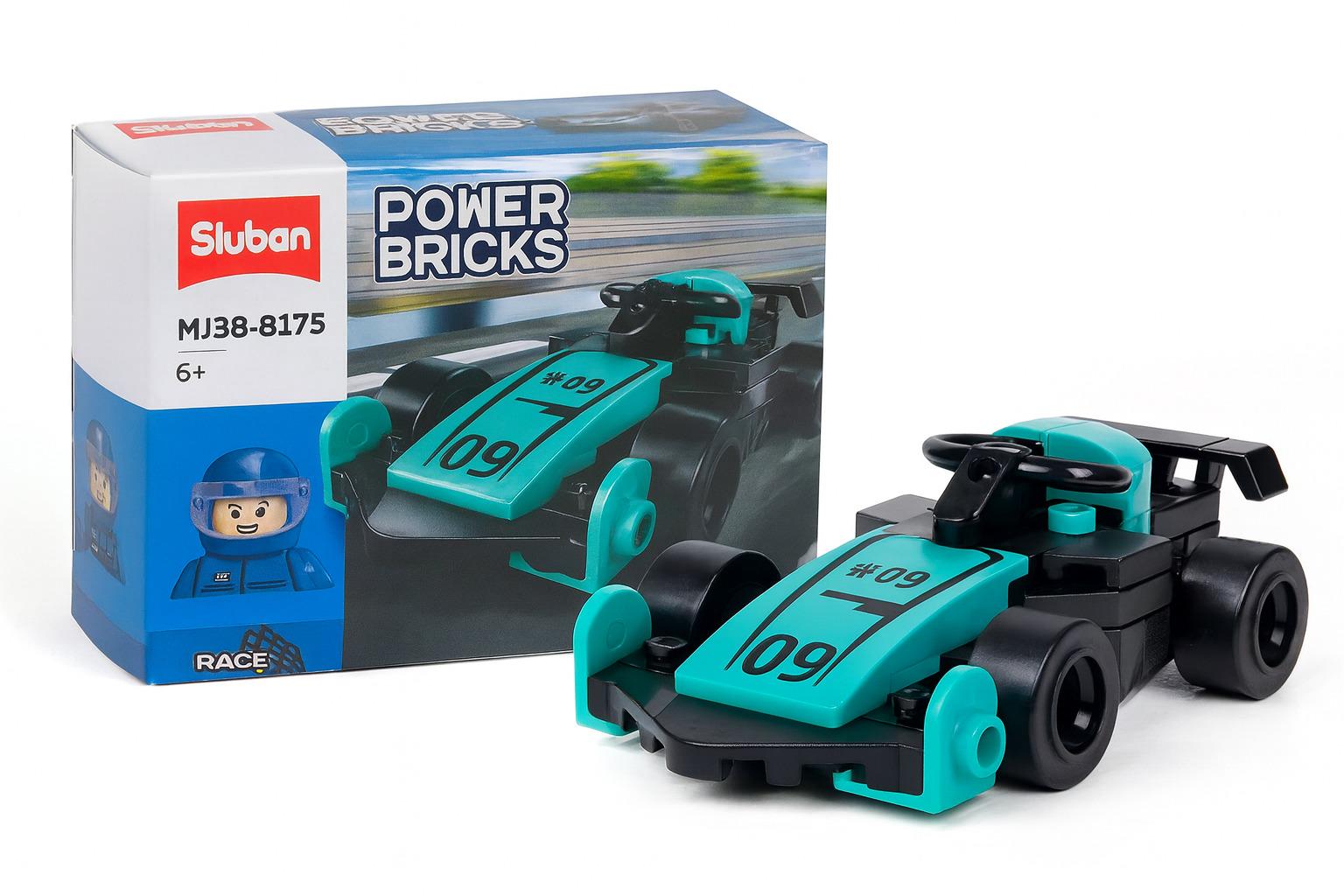 Конструктор Sluban M38-B1378 Гоночна машина інерційна 50 дет.
