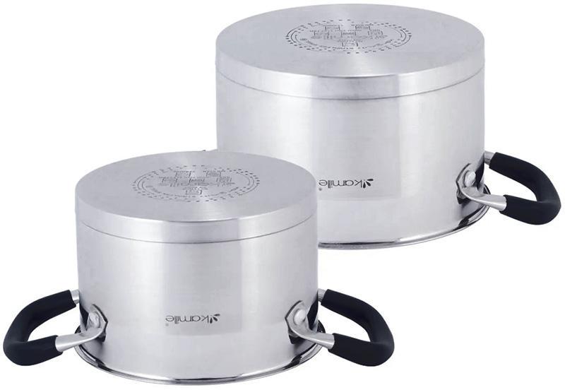 Набір каструль Marsaili із силіконовими ручками 2/2,7 л - фото 3 Набір каструль Marsaili із силіконовими ручками 2/2,7 л - фото 3