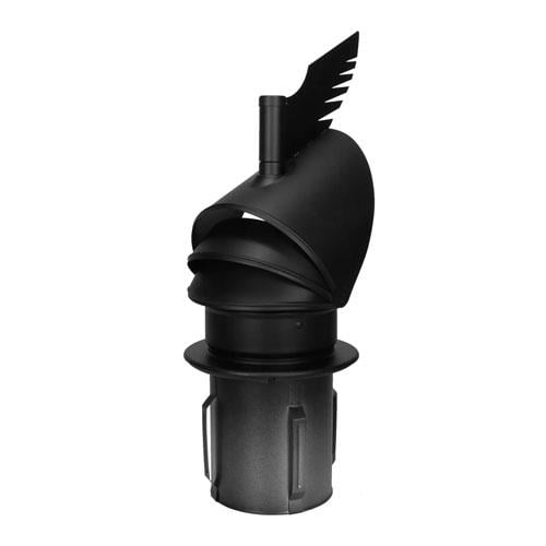 Флюгер дымоходный Darco DRAGON Ø 200 мм нержавеющая сталь Черный (30600450)