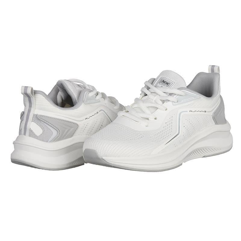 Кроссовки женские BaaS L1865-4C текстильные р. 37 Белый (20305)