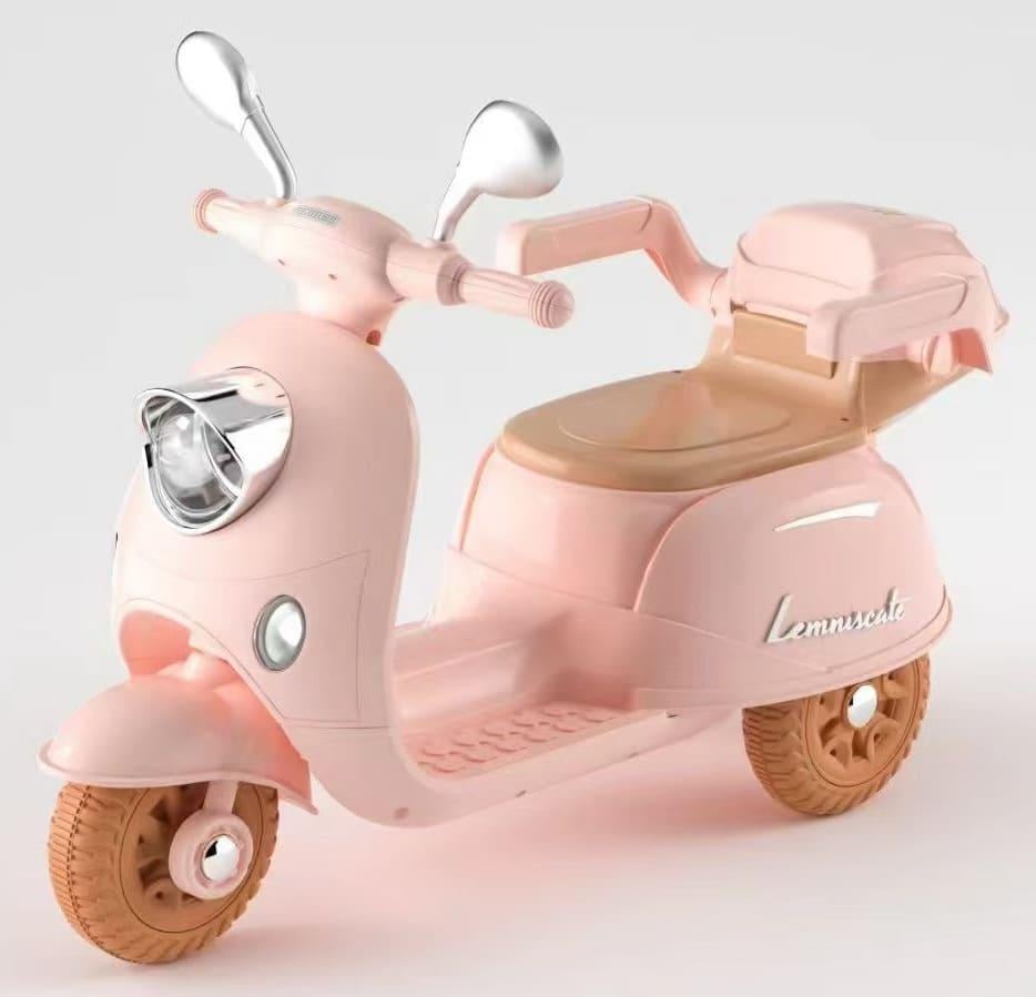 Детский электроскутер Lolly Kids LKT-266 Розовый (9847)