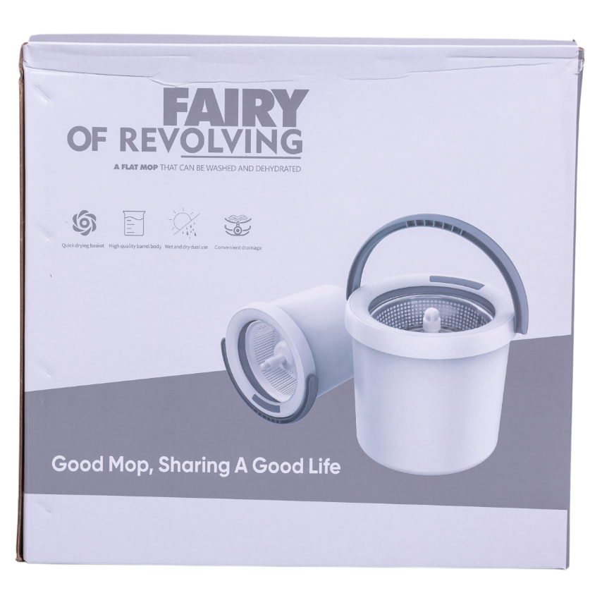 Комплект для уборки швабра веревочная и ведро с отжимом Голубой (HP-35015-21) - фото 8 Комплект для уборки швабра веревочная и ведро с отжимом Голубой (HP-35015-21) - фото 8