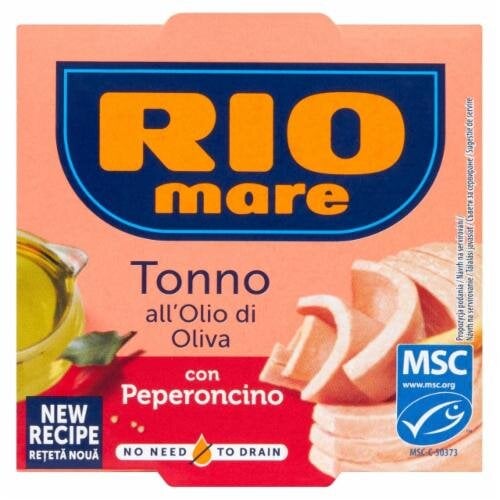 Тунець Rio Mare Al Olio di Oliva con Peperoncino 120 г (38982828)
