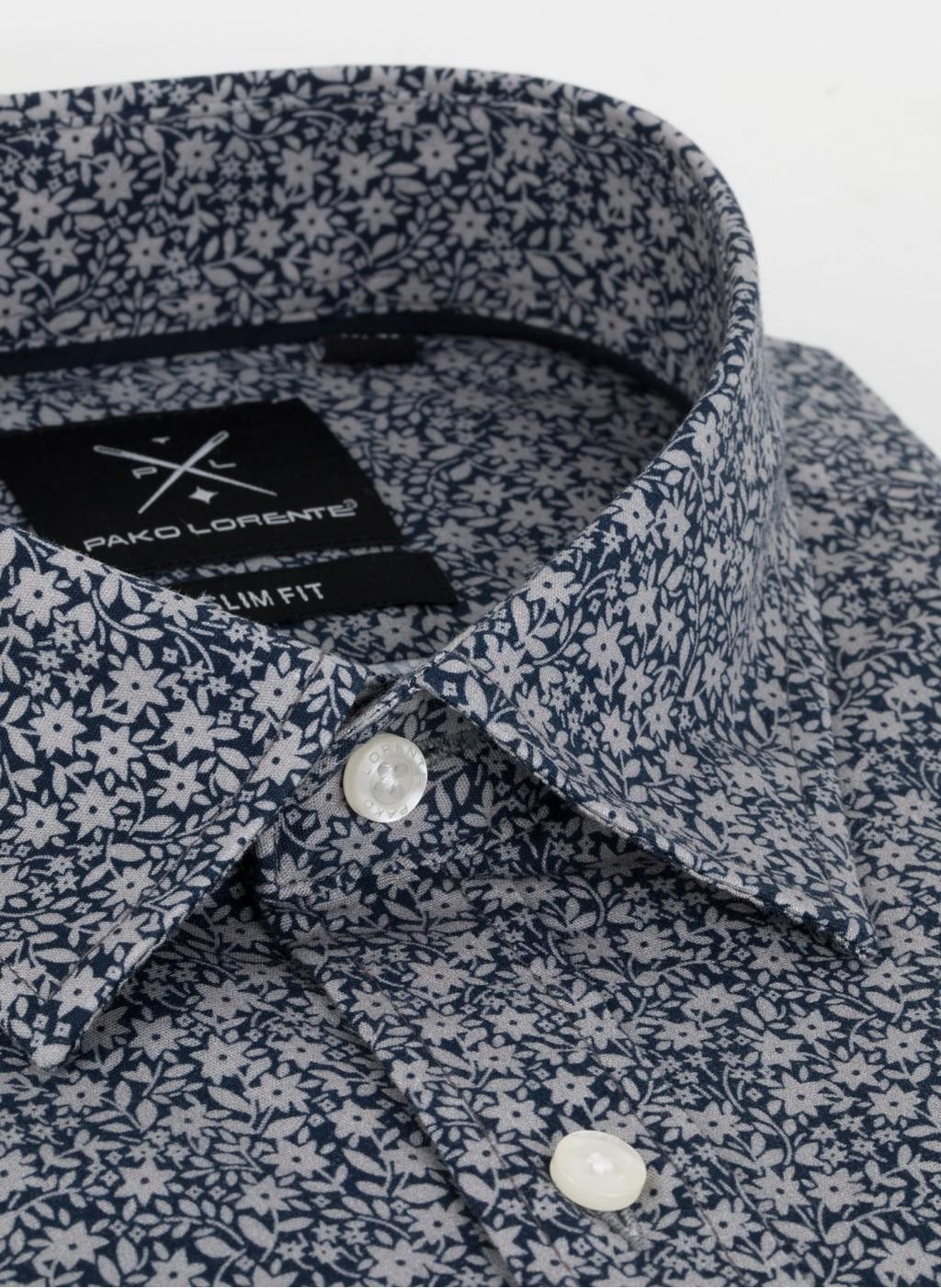 Сорочка чоловіча Pako Lorente P20WF-1X-066-G S Темно-синій - фото 2 Сорочка чоловіча Pako Lorente P20WF-1X-066-G S Темно-синій - фото 2