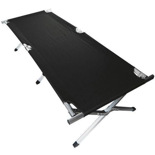 Лежак туристичний Mil-Tec складаний з чохлом до 120 кг 190х65 см Чорний (4046872177972) Лежак туристичний Mil-Tec складаний з чохлом до 120 кг 190х65 см Чорний (4046872177972)