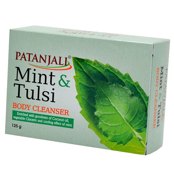 Мыло для тела Patanjali Mint-Tulsi Body Cleanser 125 г (43635036)