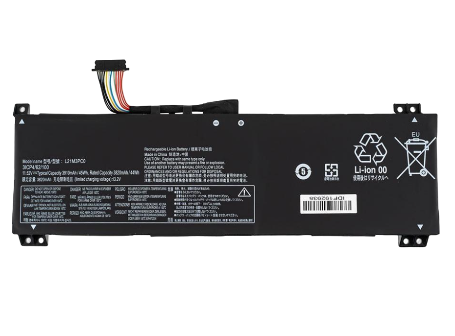 Аккумулятор для ноутбука Lenovo IdeaPad Gaming 3 15IAH7 3910 mAh 11,52V (148068)