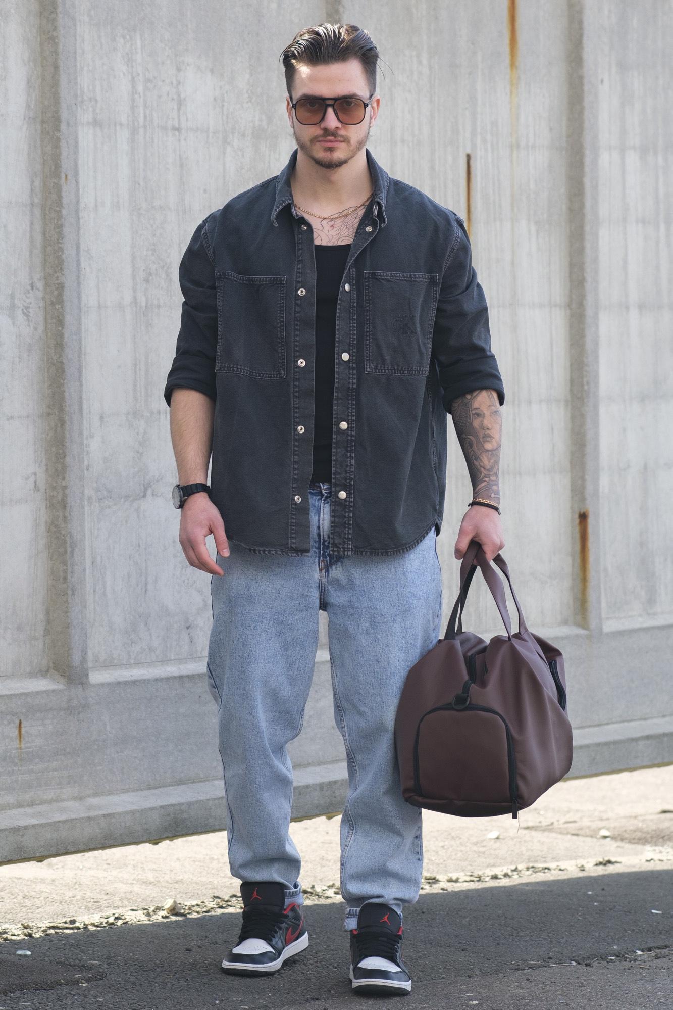 Сумка мужская Without Gym дорожная багажная Brown (8049530) - фото 3 Сумка мужская Without Gym дорожная багажная Brown (8049530) - фото 3