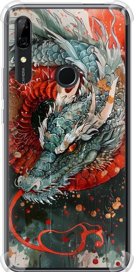 Чехол на Huawei P Smart Z Стихия огня (6101sp-1704-42517)