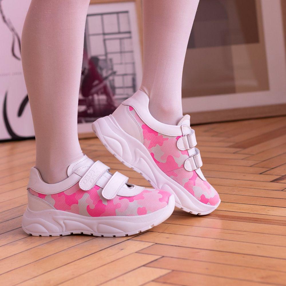 Кроссовки The Leo 1209 р. 34 22 см Бело-розовый - фото 6 Кроссовки The Leo 1209 р. 34 22 см Бело-розовый - фото 6