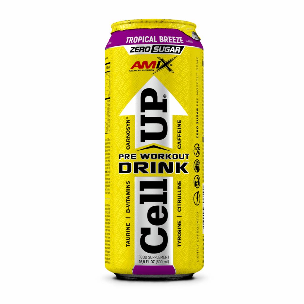 Предтренировочный напиток Amix Nutrition CellUP Pre Workout Tropical Breeze 500 ml
