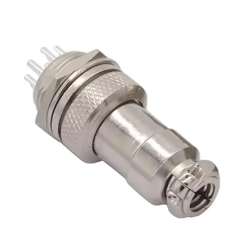 Разъем соединительный авиационный GX16-16M-4B и 16M-4A 4-pin штекер и розетка (2678556573) - фото 9 Разъем соединительный авиационный GX16-16M-4B и 16M-4A 4-pin штекер и розетка (2678556573) - фото 9