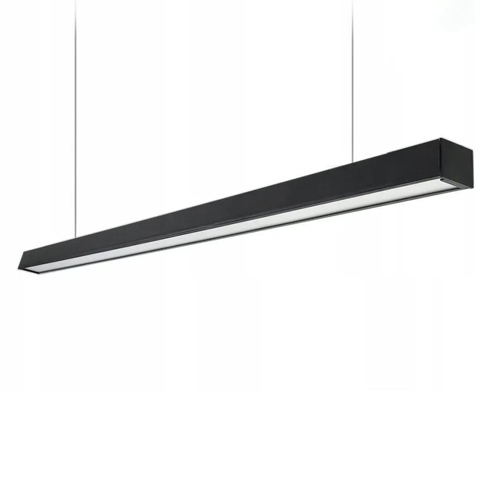 Линейный светильник светодиодный подвесной ESLLSE SOLO 40W ON/OFF-1185x50x75-BLACK-220-IP20 (00000122629)