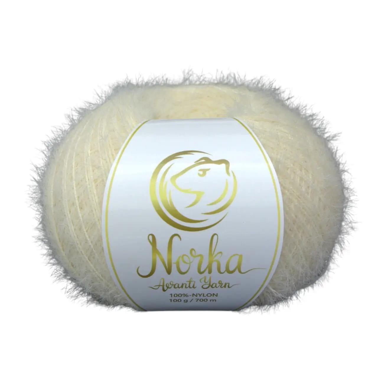Пряжа Avanti Yarn Norka нейлон 100 г Молоко №828 (2827013856)