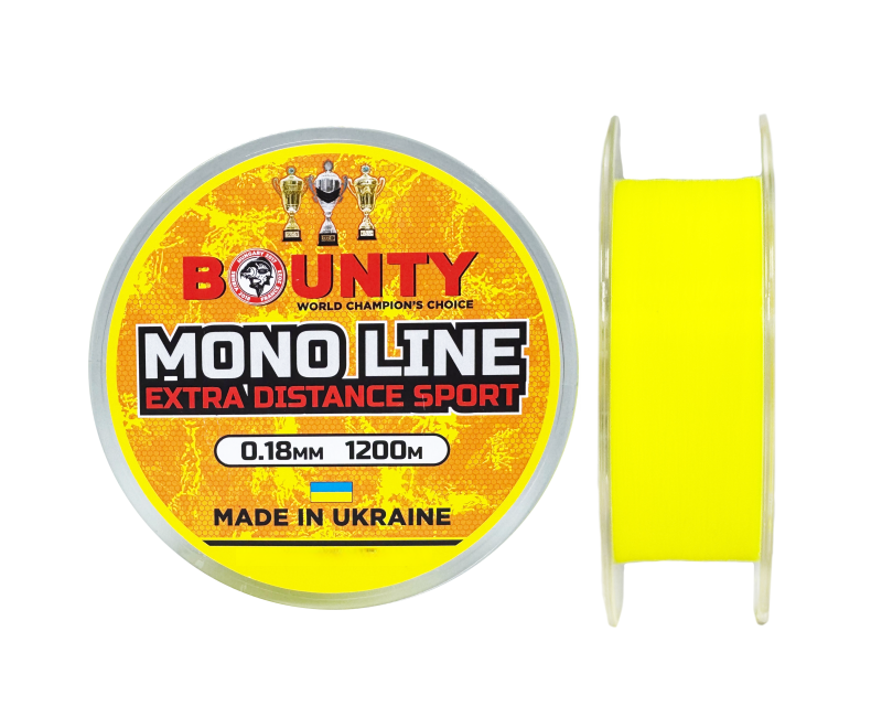 Волосінь Bounty Mono Line Extra Distance Sport 1200 м 0,28 мм (MNEDS028) - фото 2 Волосінь Bounty Mono Line Extra Distance Sport 1200 м 0,28 мм (MNEDS028) - фото 2
