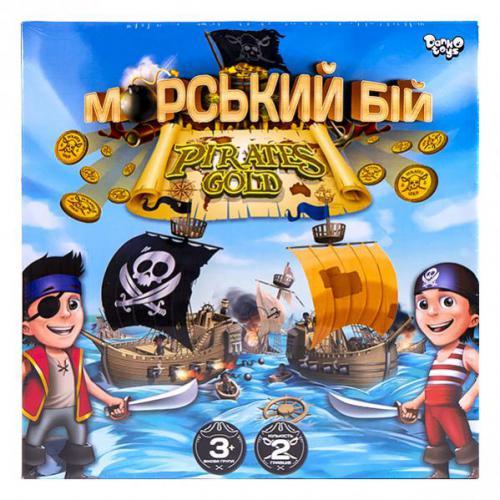 Настольная игра Danko Toys G-MB-03U Морской бой. Pirates Gold