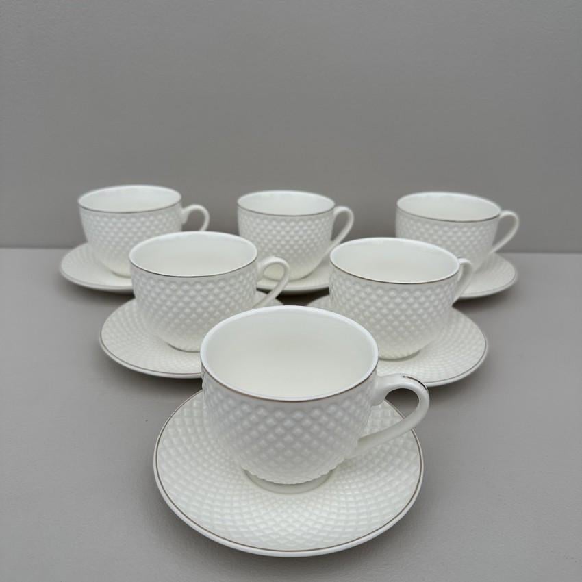 Сервіз чайний порцеляновий S&T 17161-00 Белла 250 мл 12 пр. (2656884592)