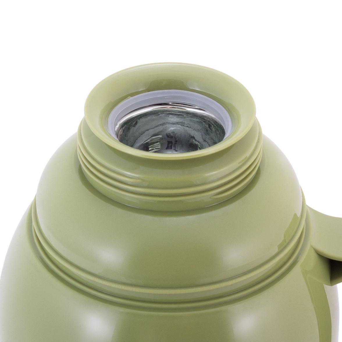 Термос Kamille Vizo 1000 мл зі скляною колбою Зелений (30411406) - фото 2