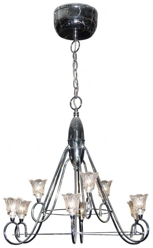 Люстра подвесная галогенная Brille 1187/6/3 Ch 6L/3L Scenic