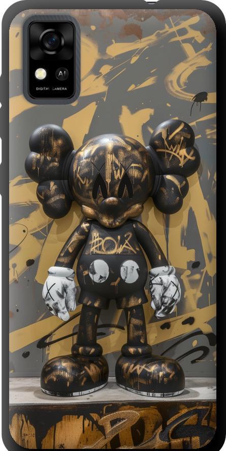 Чехол на ZTE Blade A31 Bronze kaws (6097b-2522-42517)