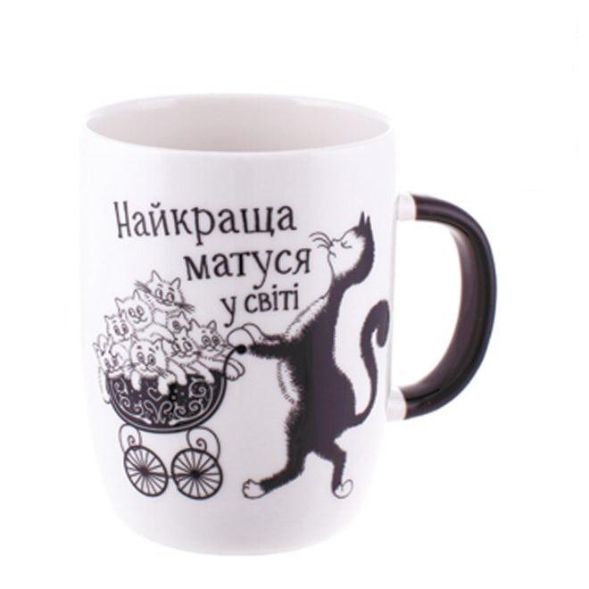 Чашка фарфоровая Flora Веселые коты 0,45 л (DR015132)