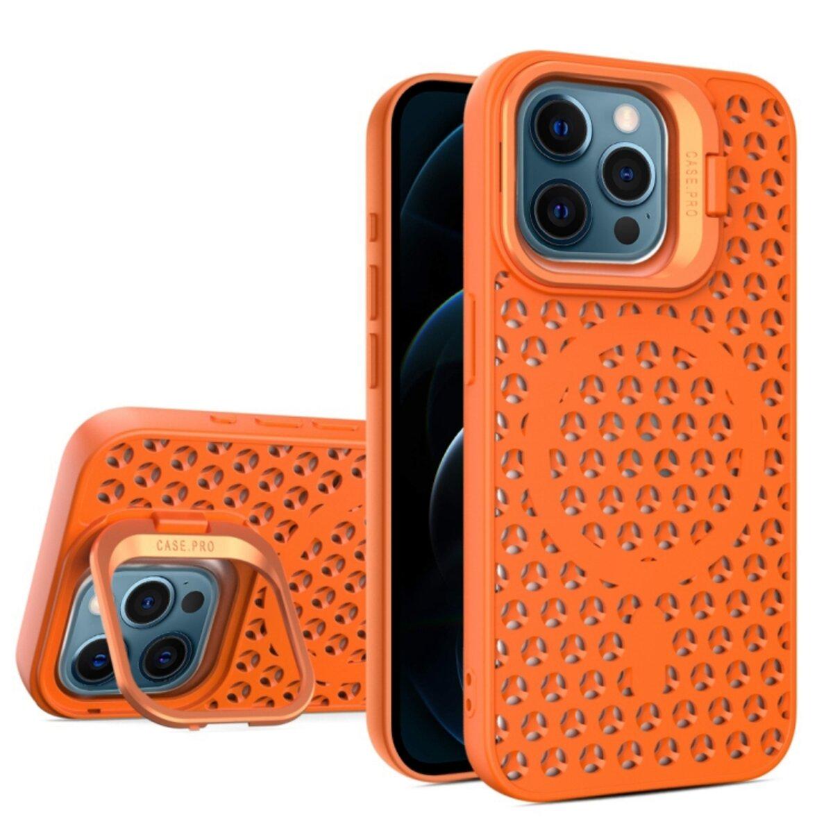 Протиударний чохол із підставкою Cosmic Grater Stand for Apple iPhone 12 Pro Max Orange