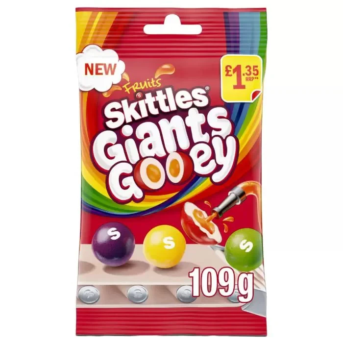 Драже Skittles Giants Gooey Pouch Bag 109 г (2261882071)