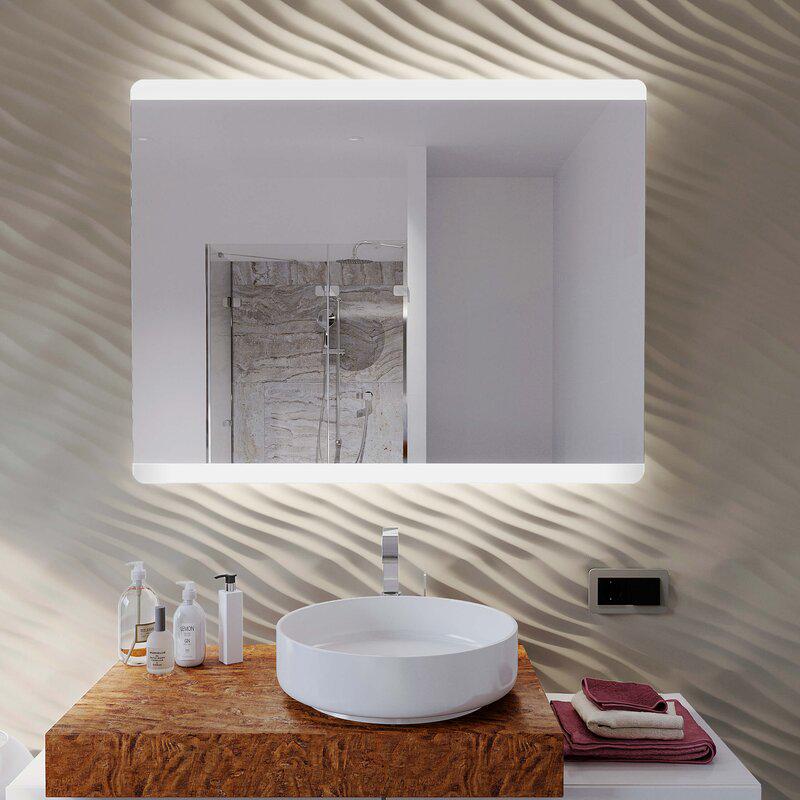 Зеркало Dim Dzerkal SAFO с LED-подсветкой 50х50 см (14453)