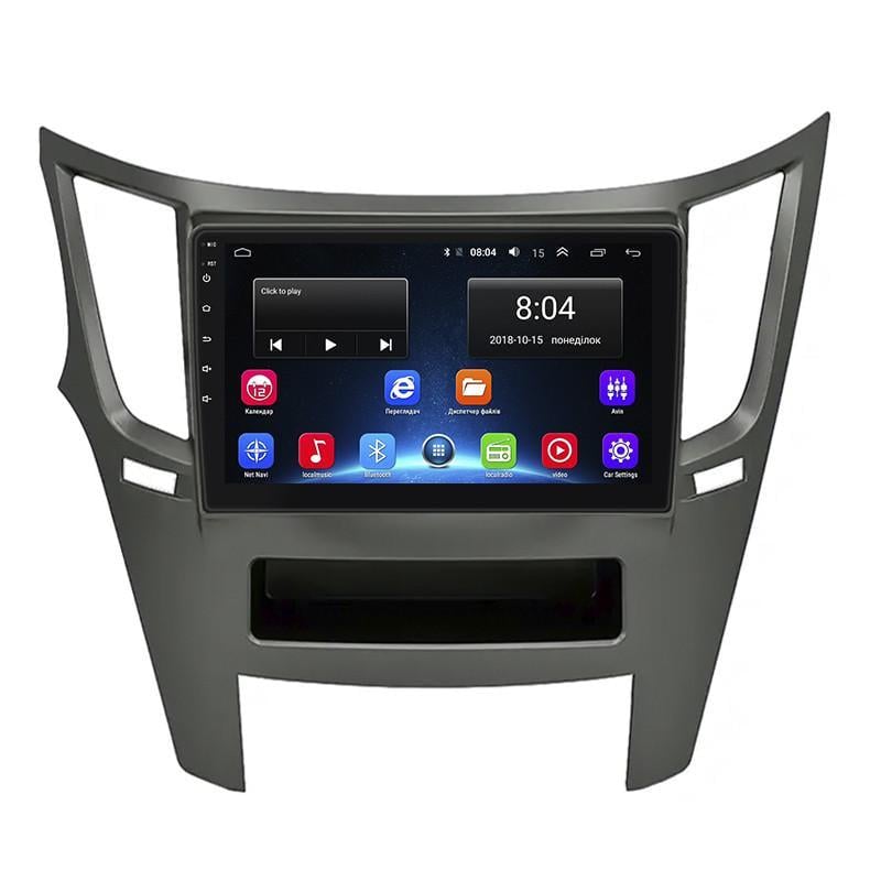 Автомагнітола штатна Lesko для Subaru Legacy V 2009-2012 9" 2/32Gb Wi-Fi GPS Base MOB