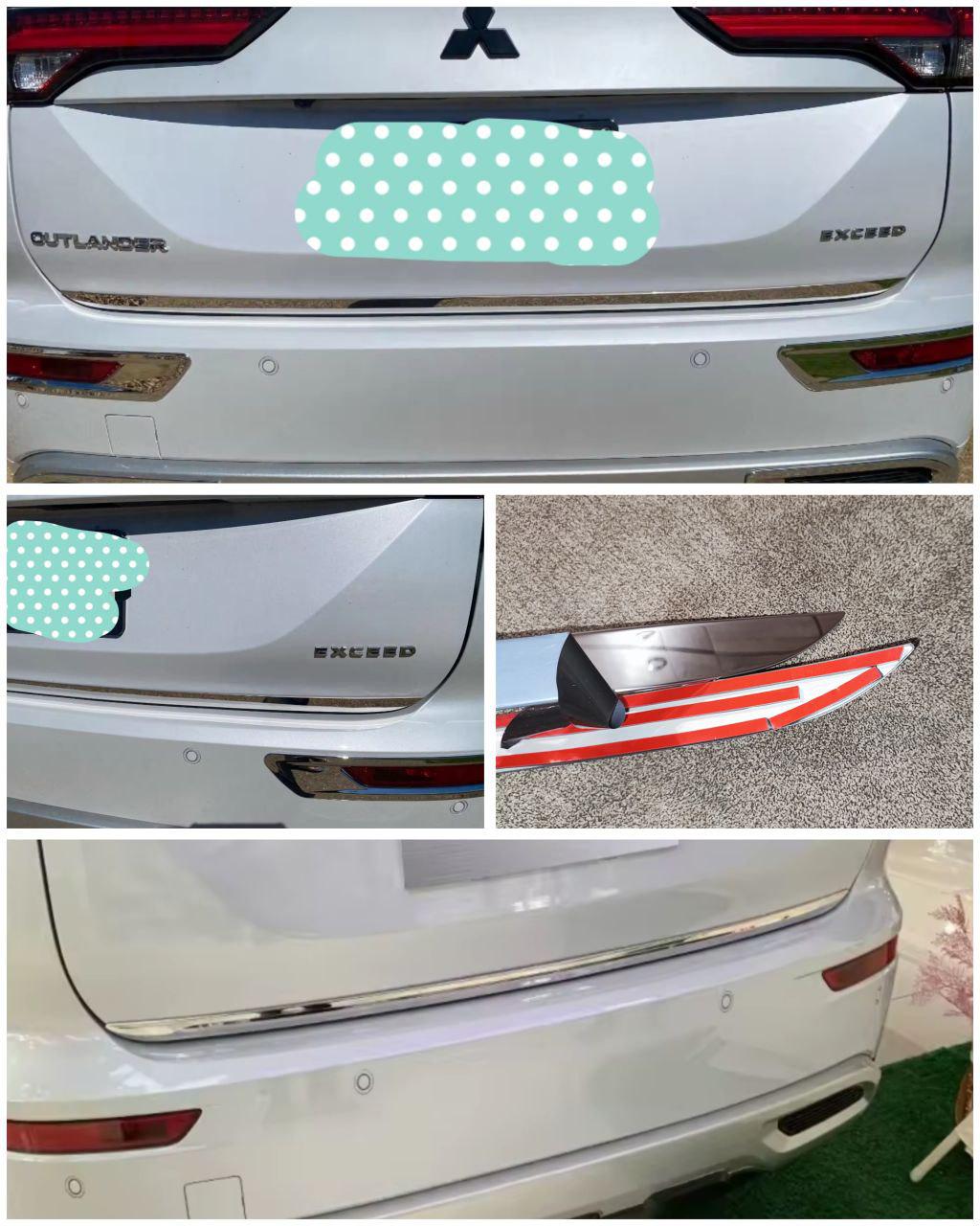Накладка полоска на кришку багажника Mitsubishi Outlander 4 2022-2025 р. (27455821) - фото 6
