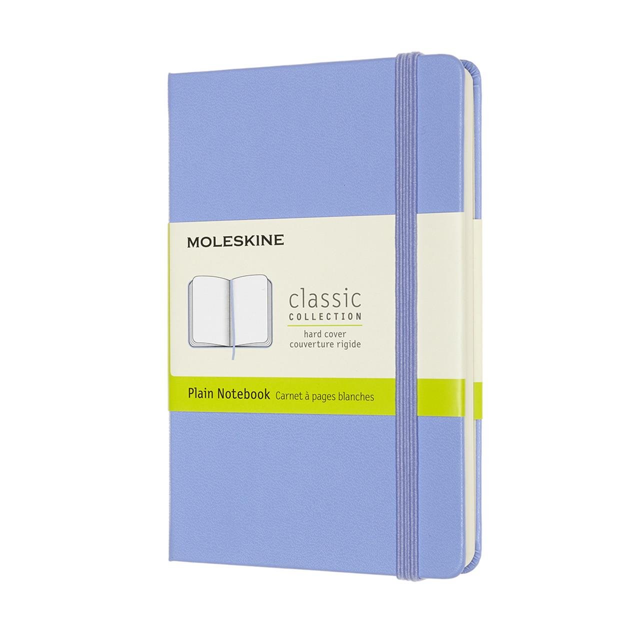 Блокнот Moleskine Classic карманный 9х14 см нелинованный голубая гортензия (QP012B42) (8056420850802)
