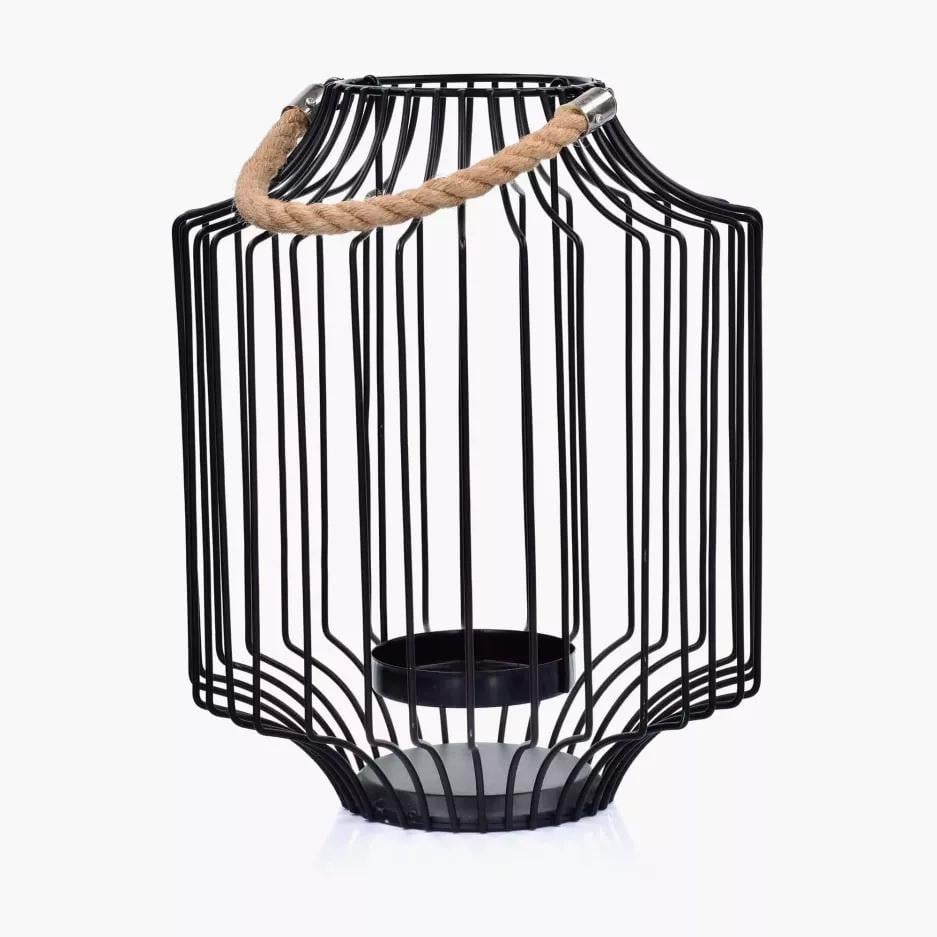 Підсвічник DUKA FAGLARE 22,5х28 см Чорний (1218334) Підсвічник DUKA FAGLARE 22,5х28 см Чорний (1218334)