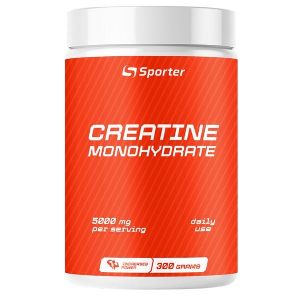 Креатин моногидрат Sporter Creatine monohydrate 300 г - фото 1