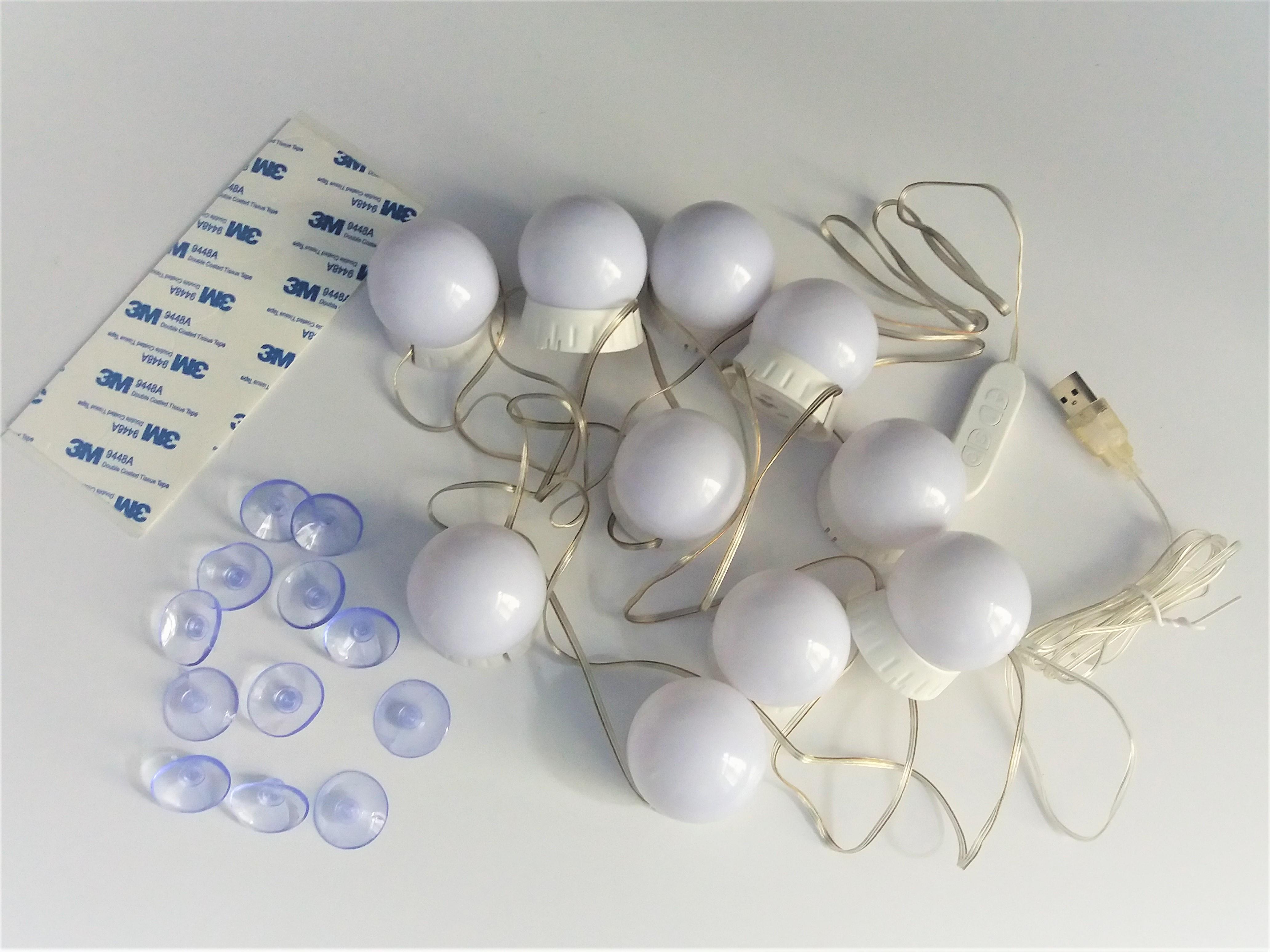 Светодиодная подсветка для зеркала Vanity Mirror Lights с регулировкой яркости (50104)