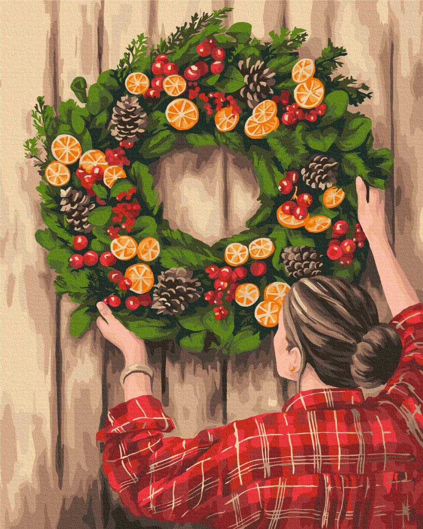 Картина по номерам Brushme Премиум Праздничный декор 40x50 см (PBS52806)