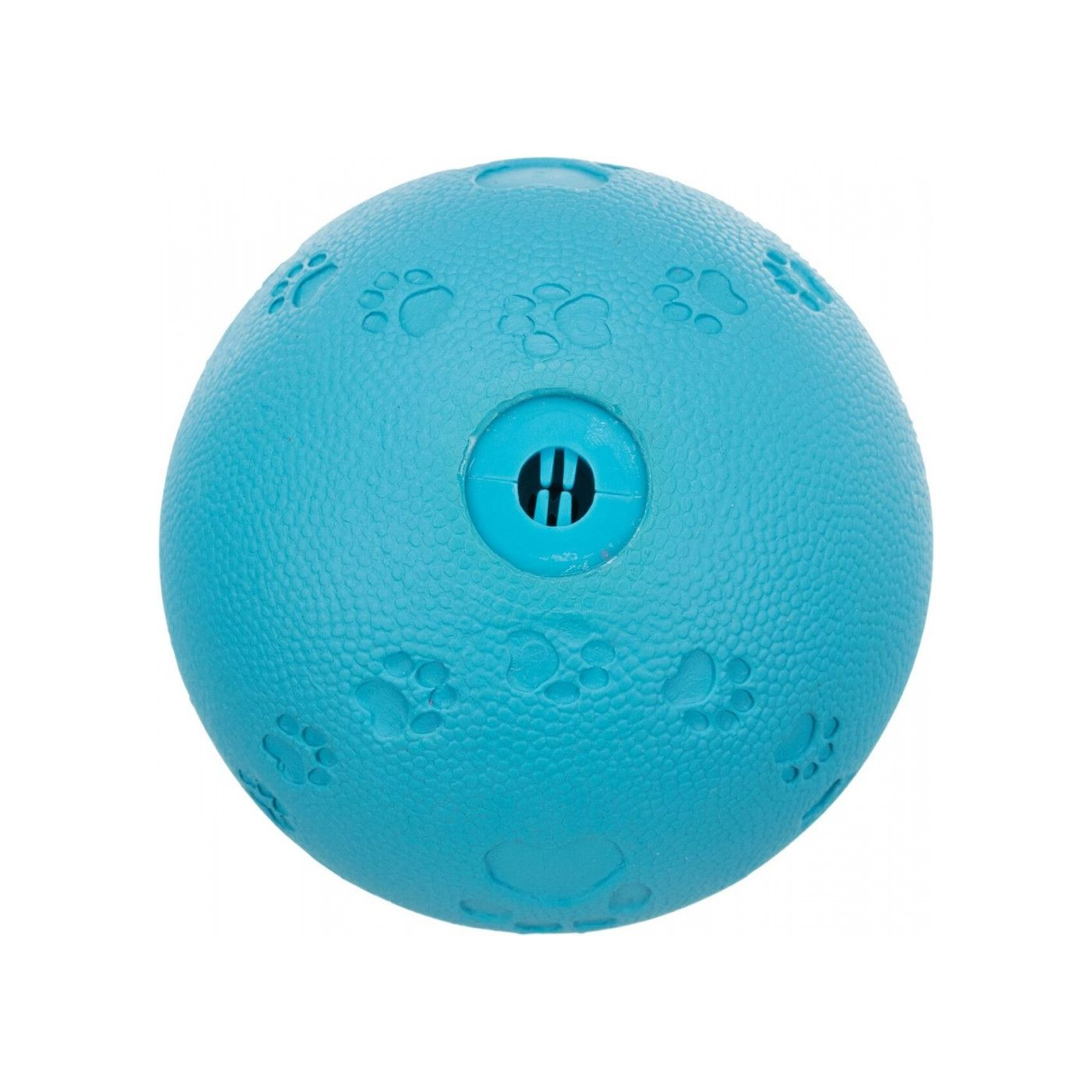 Игрушка для собак Trixie Мяч с пищалкой литой с лапкой резина 7 см Голубой (4011905348629_1)