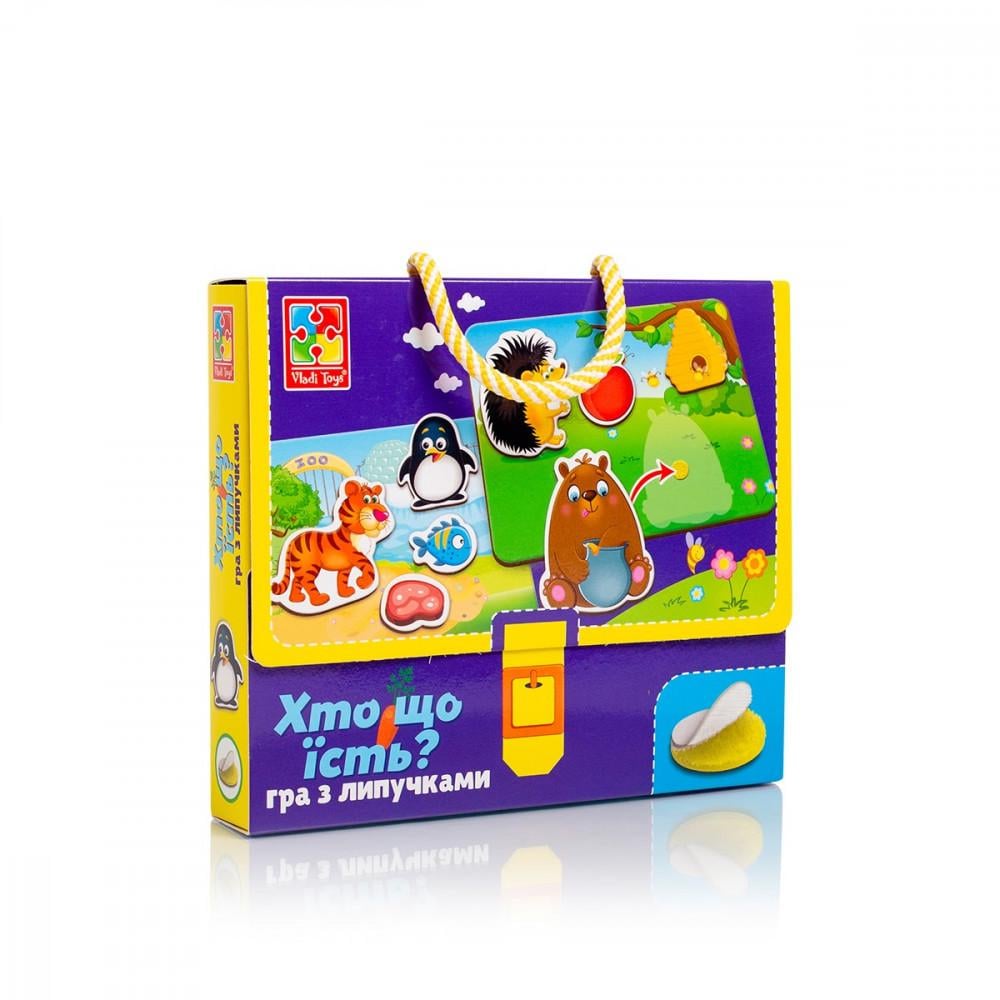 Гра з липучками Vladi Toys Хто що їсть? (VT1302-27)