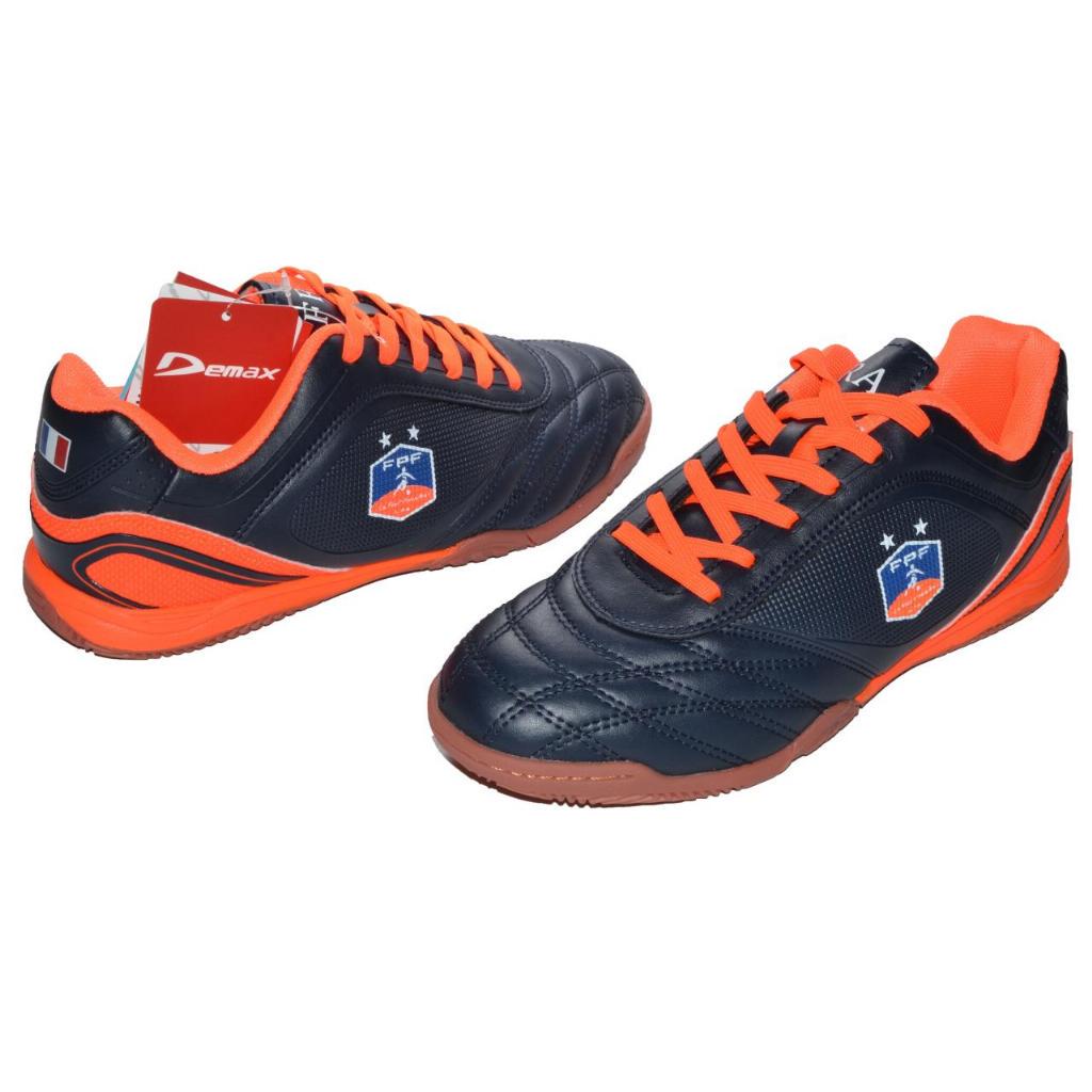 Cороконожки Demax В1927-2Z р. 38 24,3 см Navy/Orange - фото 3