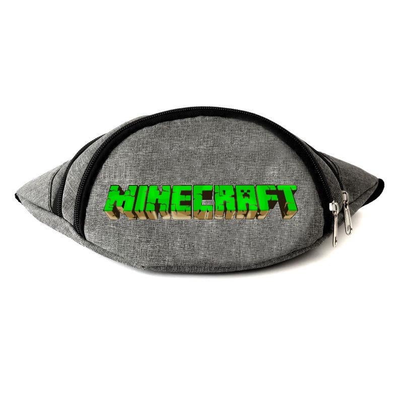 Поясные сумки-бананка Minecraft MC-Logo Серый (1265964494)