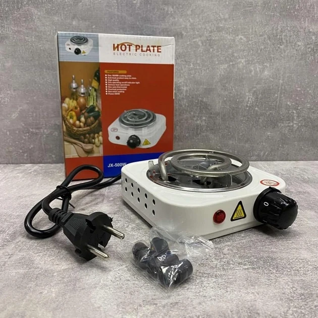 Плита настольная Hot Plate G-500W электрическая одноконфорная спиральная (13233000) - фото 4