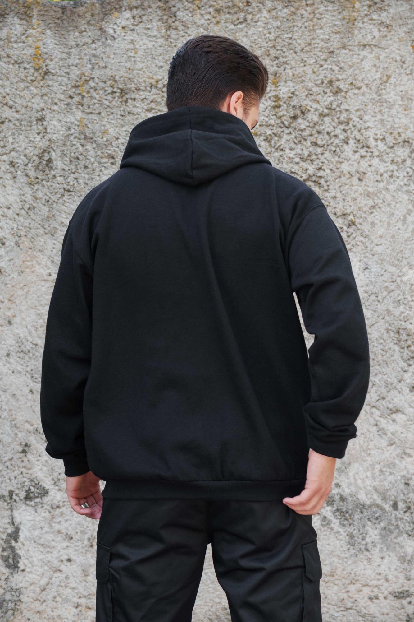 Худи на флисе утепленное Without Kane S/M Black (S/M8055471) - фото 5