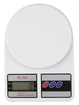 Весы кухонные Kitchen SF-400 7 кг Белый (XC-0315)