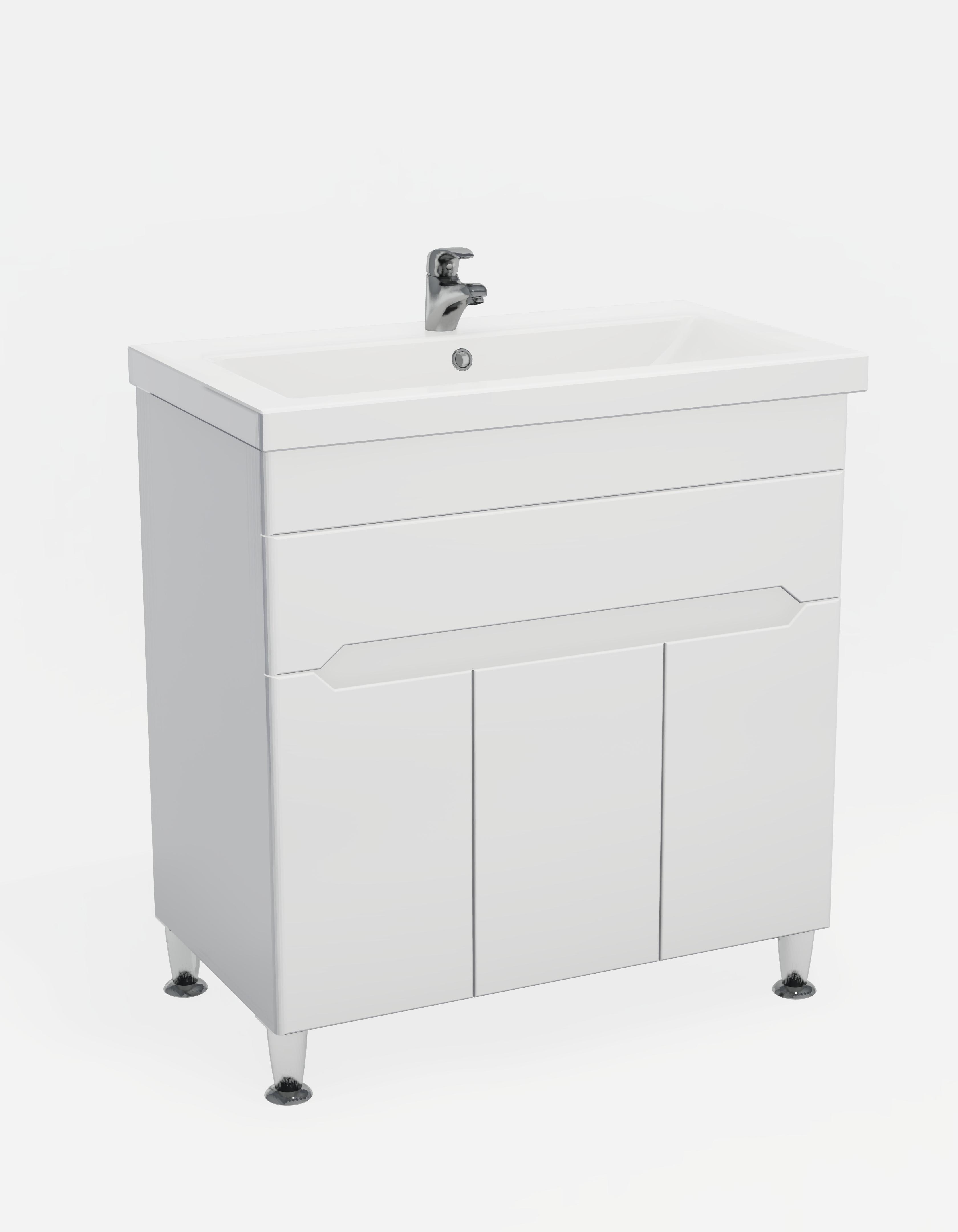 Тумба для ванной комнаты ВанЛанд At 1-80 Allet c умивальником Немі 80 (00091VAN)