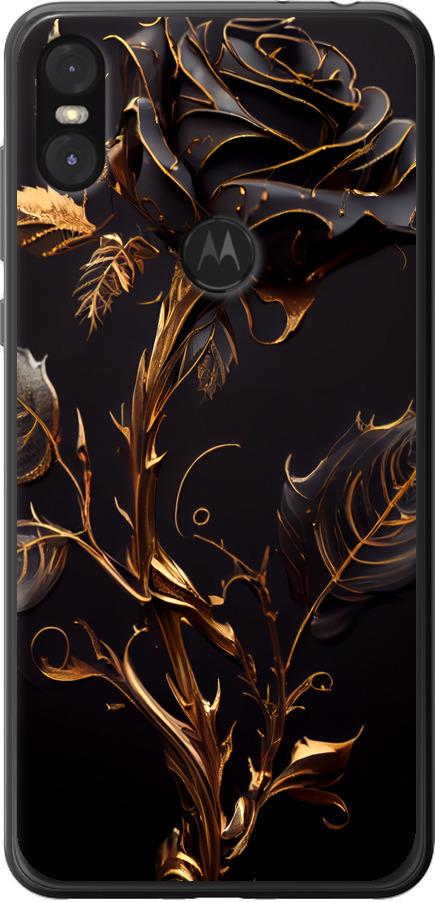 Чохол на Motorola One Троянда 3 (5552t-1589-42517)