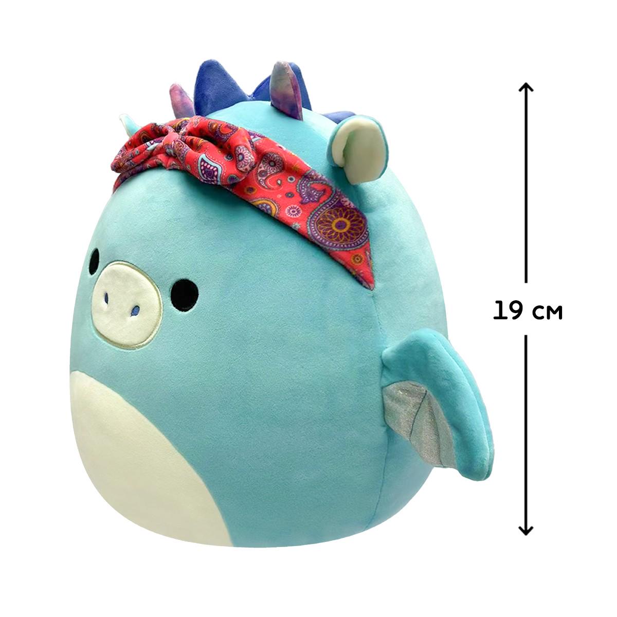 Игрушка мягкая SQUISHMALLOWS Дракон в Бандане 19 см - фото 2 Игрушка мягкая SQUISHMALLOWS Дракон в Бандане 19 см - фото 2