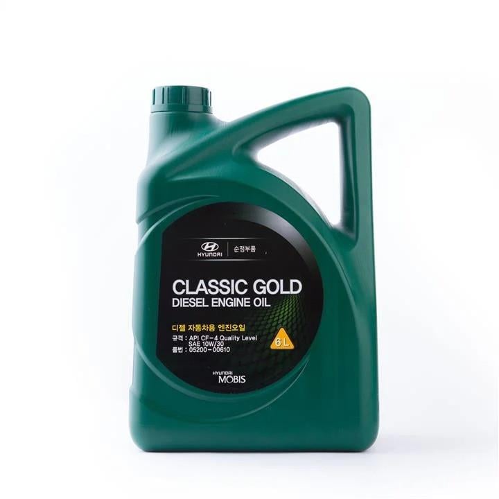 Моторне масло Mobis Classic Gold Diesel 10W-30 6 л (0520000610)