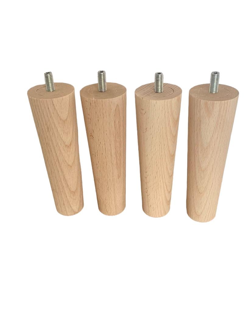 Ножка точена деревянная конусная прямая бук 33х45х150 мм 1 шт. - фото 2 Ножка точена деревянная конусная прямая бук 33х45х150 мм 1 шт. - фото 2