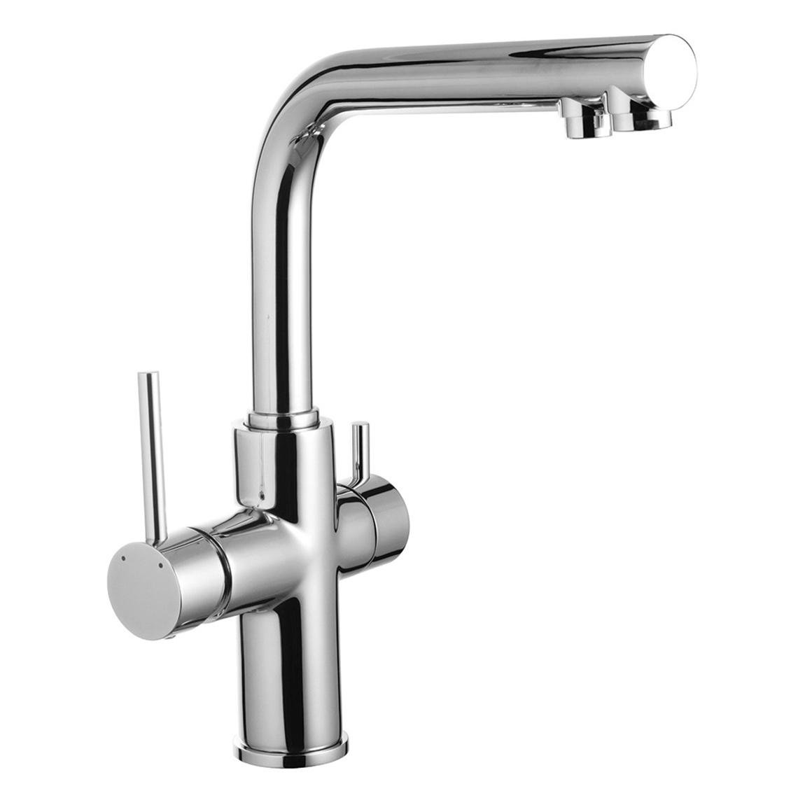 Змішувач для кухні Imprese DAICY 55009-F на дві води Хром (115678)