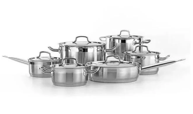 Набор посуды NOIS Profi Line нержавеющая сталь 12 пр.